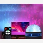 چراغ رقص نور LED Q6 Magic Ball ریموت کنترل - Image 5